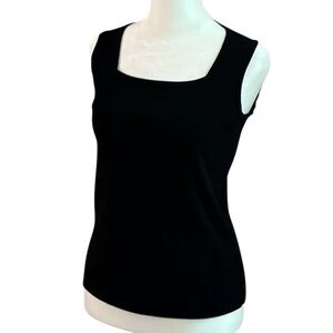 Grace Dane Lewis Black Sleeveless Knit Tank Top 1X woman